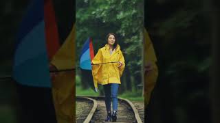 Beautiful Girl amp Colourful umbrella  Lonely Song [upl. by Scotty]