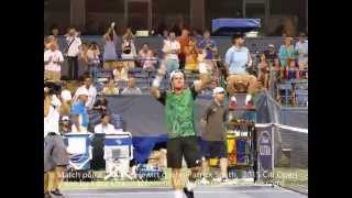 Match point Lleyton Hewitt d JohnPatrick Smith  2015 Citi Open  Meniscus Magazine [upl. by Ilatfen]