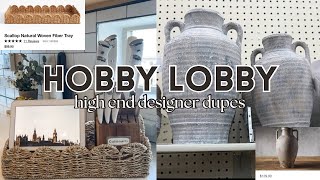 NEW HOBBY LOBBY HOME DECOR  HIGH END DESIGNER DUPES FOR LESS  75 OFF SALE [upl. by Kohler314]