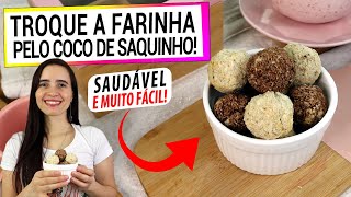 TEM COCO RALADO MISTURE COM A BANANA ASSIM E NÃO USE MAIS FARINHA FÁCIL E SAUDÁVEL PARA O LANCHE [upl. by Ellebana242]