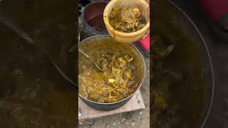 how to cook dry okro soup Village cooking style [upl. by Asssilem]