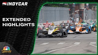 IndyCar Series EXTENDED HIGHLIGHTS Chevrolet Detroit Grand Prix  6224  Motorsports on NBC [upl. by Jehanna]