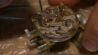 Landeron 248 Chronograph service  part 1 [upl. by Libove]