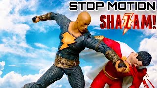 Black Adam vs Shazam  stop motion [upl. by Fawnia]