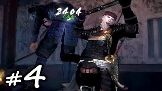 NIOH Dragon of the North Gameplay Part 4 Blind  Raiding Aoba Castle [upl. by Adnawed]