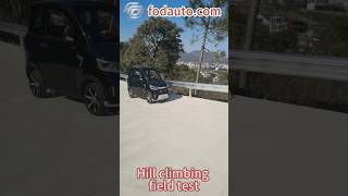 mini electric car hill climbing field test ev electric electricvehicle shorts [upl. by Ahsiekyt845]