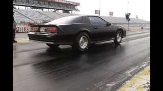 LSX Nitrous Camaro Third Gen Drag Radial 956 14124mph [upl. by Cuhp45]