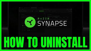 How To UNINSTALL Razer Synapse QUICK amp EASY 2024 [upl. by Svetlana289]