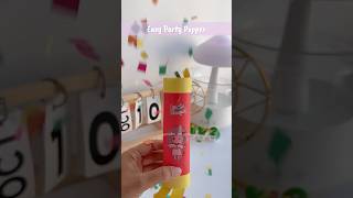 ✨🎉Easy and fast making Party Popper for Birthday Parties 🥳 shorts diy art youtubeshorts [upl. by Levinson]