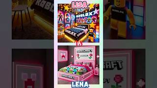 choose Lisa or Lena Home bedroom 🏠🏨 lisaorlenahome viralvideo viralshorts shorts [upl. by Loris]