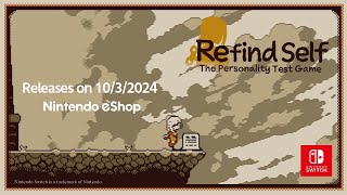 Refind Self The Personality Test Game  Nintendo Switch Release Trailer [upl. by Havens]