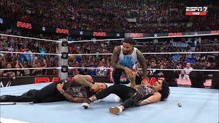 Jey Uso salva a Rhea Ripley  WWE RAW 9 de Septiembre 2024 Español [upl. by Siocnarf904]