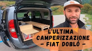 Van tour Fiat Dobló Fai da te  Da auto a camper [upl. by Erialc]