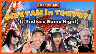 DIVE Fam in Tokyo ✈️🗼  HERE WE GO in Tokyo EP1 [upl. by Rasaec]