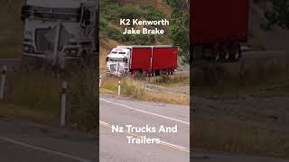 K200 Kenworth Jake Brake Insane k200 jakebrake viralshorts shorts share like subscribe 2023 [upl. by Esertal]