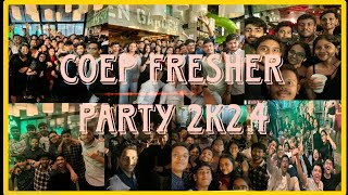 Our Fresher party 2k24 In COEP coep coeppune fresherparty2024 engineering 2k24 [upl. by Yhtommit]