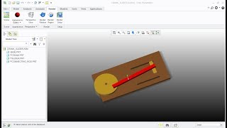 SLIDER CRANK MECHANISMPART AND ASSEMBLY [upl. by Tara323]