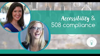 5 Things to Know about Accessibility amp 508 Compliance [upl. by Spoor208]