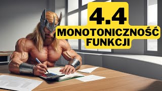 44 Monotoniczność funkcji  Funkcje  Nowa MaTeMAtyka  NOWA ERA  klasa 1 [upl. by Sammie906]