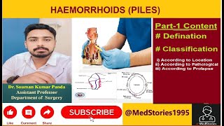 Haemorrhoids Piles Lecture Part 1 Definition  Classification [upl. by Atnahs546]