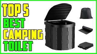 TOP 5 Best Camping Toilet 2023 [upl. by Wei694]