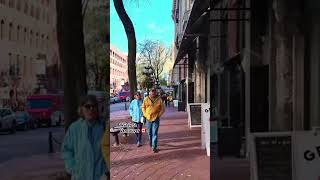 Walking Along Water Street 🇨🇦 gastown downtown vancouver downtownvancouver shorts [upl. by Nosak]