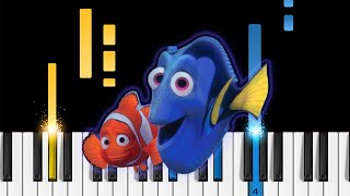 Finding Nemo  Beyond the Sea  Piano Tutorial [upl. by Yenruogis]