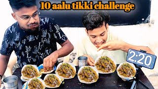 Sonu vs monu  aalu tikki challenge  Aaj dono Har Gaye  prashantkoli238 eatingchallenge [upl. by Marketa]