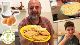 28  Crepes ricetta facile e veloce dolci e salate [upl. by Akeber]