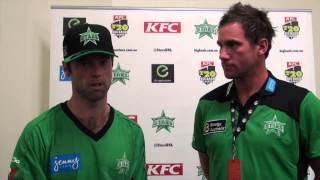 Post Match Interview v Renegades [upl. by Wilson]