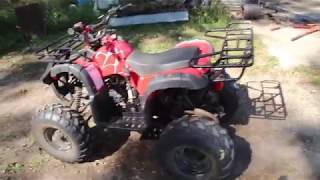 Taotao 110cc ATV Hard To Start 2016 [upl. by Grae]