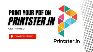 Printsterin  Indias First and Best online Documents and Books Printing Service [upl. by Coonan]