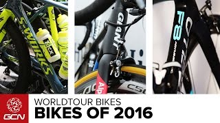 Pro Cycling  WorldTour Bikes Of 2016 [upl. by Wahl]