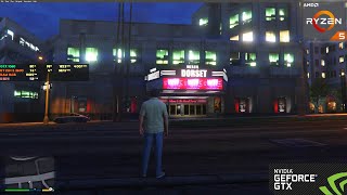 GTA 5 in Ryzen 5 3600  GTX 1060 3GB Very High Settings [upl. by Arrio526]