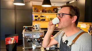 Sage Barista Express  Testbericht der günstigen Kaffeemaschine für Einsteiger  Tipps und Tricks [upl. by Ahseenak112]