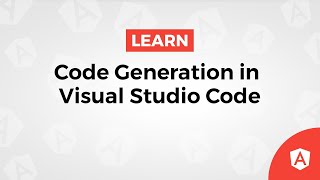 Code Generation in Visual Studio Code [upl. by Reinhardt]