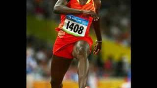 Francoise Mbango Etone médaillée dOr  Beijing 2008 [upl. by Kazimir]