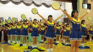 HD習志野高校 文化祭 野球応援メドレー 習高祭2017 吹奏楽部ampバトン部 [upl. by Hilliary]