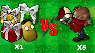 Plants All Box  Nut Imitator Vs Random Pot Transporter Who will win PvZ Hybrid PK Challenge [upl. by Silirama]