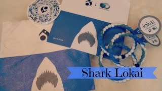 Shark Lokai Bracelet Unboxing  Shark Week Oceana Lokai [upl. by Ahtan]