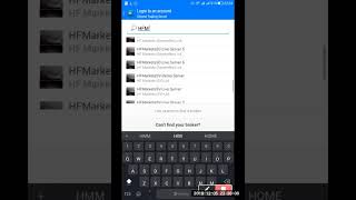 How to link Hotforex Demo Account to MT4 on Mobile [upl. by Krigsman11]