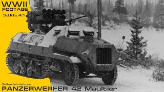 Panzerwerfer  Nebelwerfer Footage [upl. by Mariana]