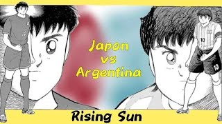 CAPTAIN TSUBASA RISING SUN  Japon vs Argentina  Manga Animation [upl. by Berfield]