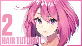 TUTORIAL How to Color Anime Hair THE SEQUEL [upl. by Rush249]