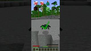 Cliff Hole vs Mobs Challenge meme shorts minecraft [upl. by Notyad]