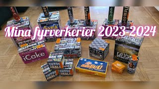 MINA FYRVERKERIER 20232024 mycket Svea [upl. by Arvind]