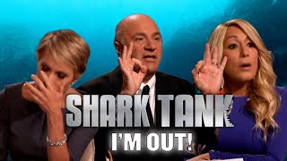 Top 3 Times The Sharks Said quotIm Outquot  Shark Tank US  Shark Tank Global [upl. by Gladi]