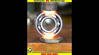 Hydraulic Press Vs Ball Bearing Of Different Countries shorts whatif uniqueexperiment मजेदार [upl. by Alyacim]