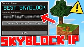 Best Minecraft SkyBlock Server to join in 2024 121 🍉 [upl. by Nnylsaj982]