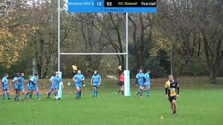 München RFC II vs RC Rottweil [upl. by Brade]